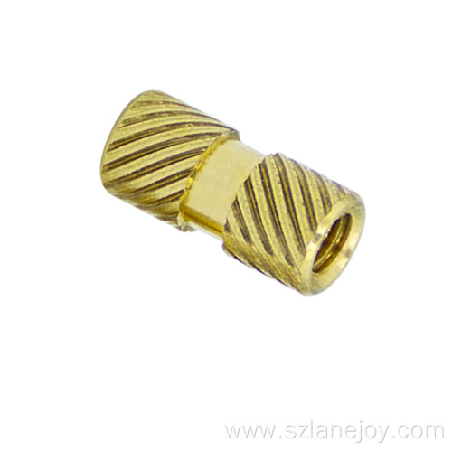 brass insert nut knurled hot-melt hot-pressed injection nut